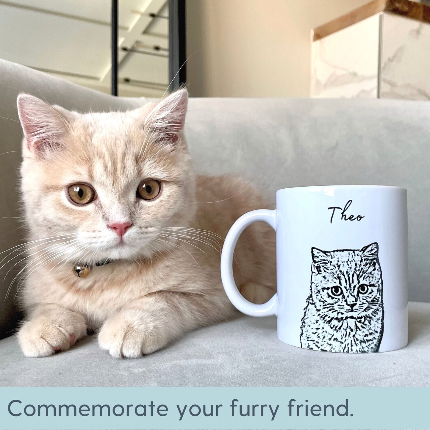 Custom Pet Mug - Pet Photo + Name