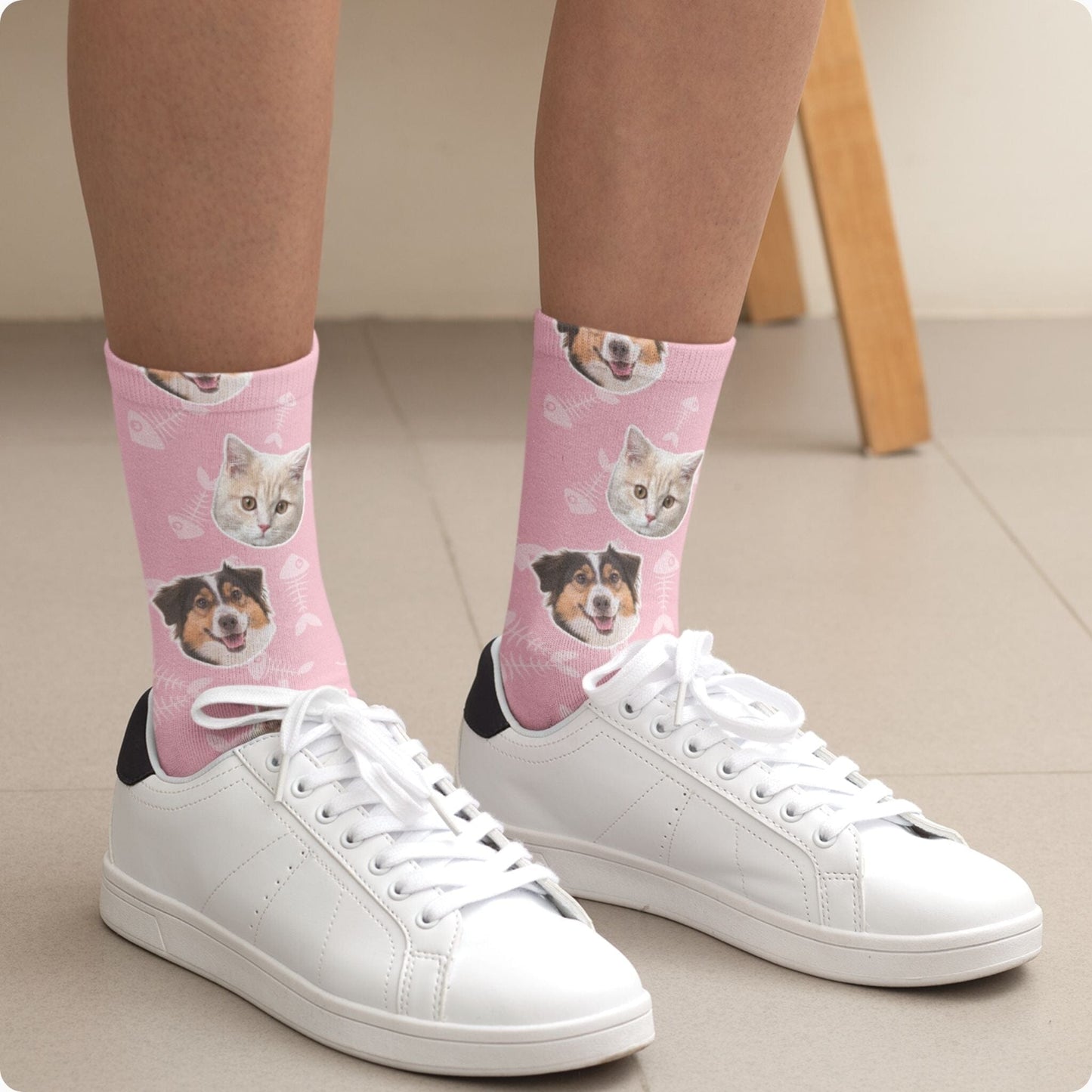 Custom Pet Socks - Pet Photo