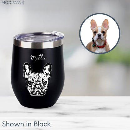 Custom Pet Tumbler - Pet Photo + Name