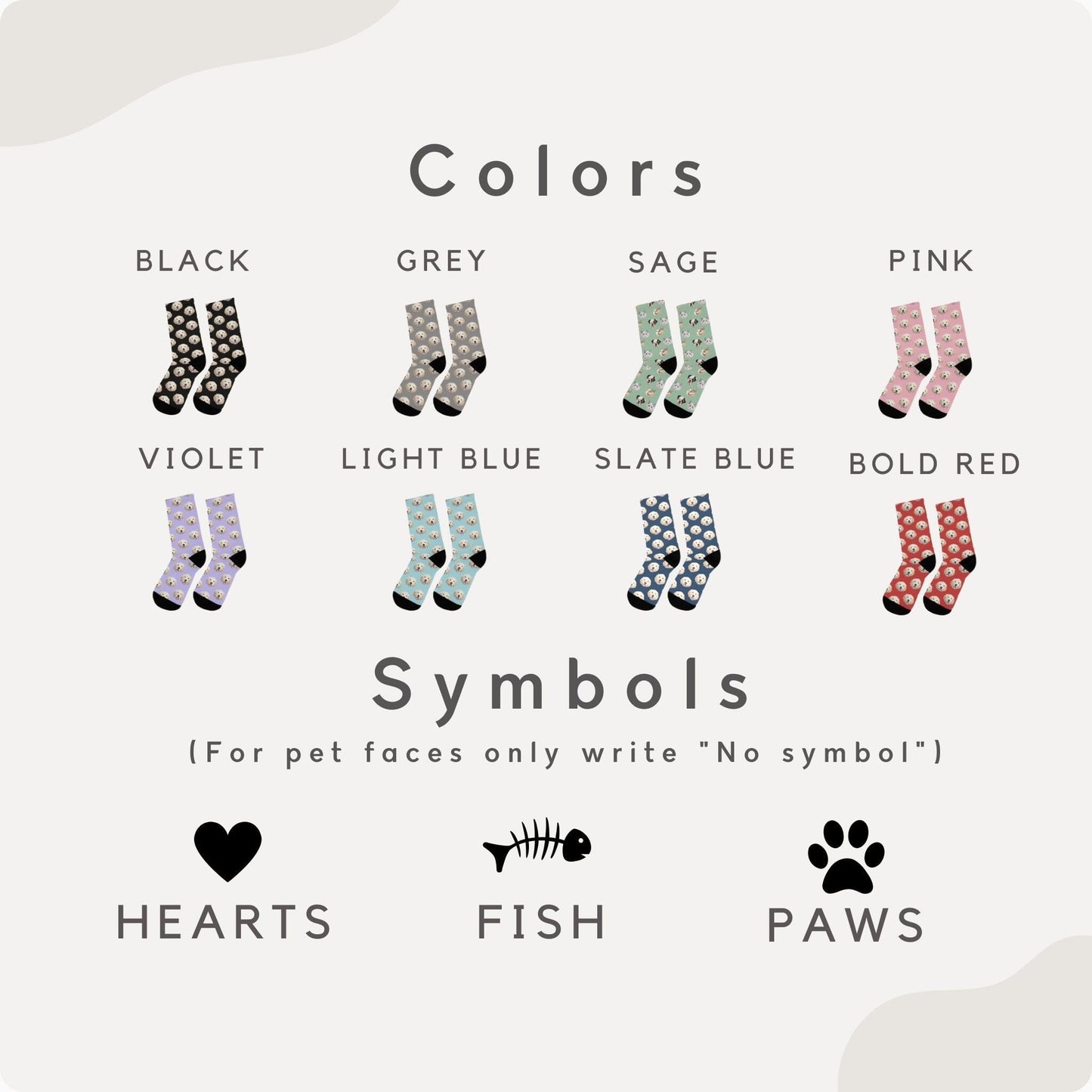 Custom Pet Socks - Pet Photo