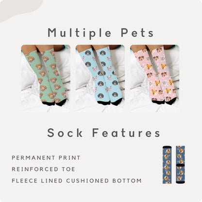 Custom Pet Socks - Pet Photo