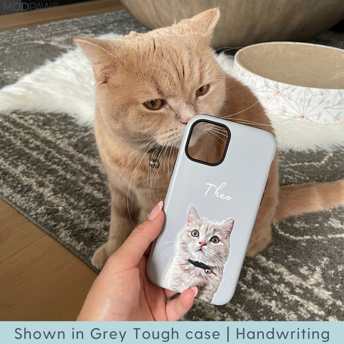 Custom Pet Phone Case - Pet Photo + Name