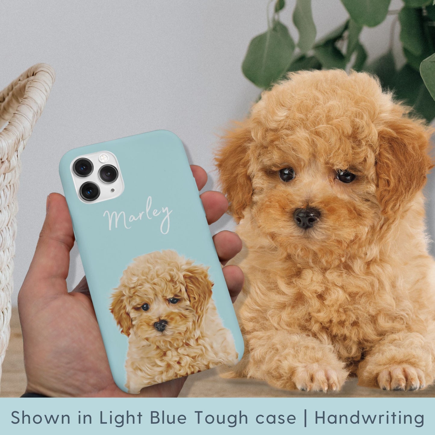 Custom Pet Phone Case - Pet Photo + Name