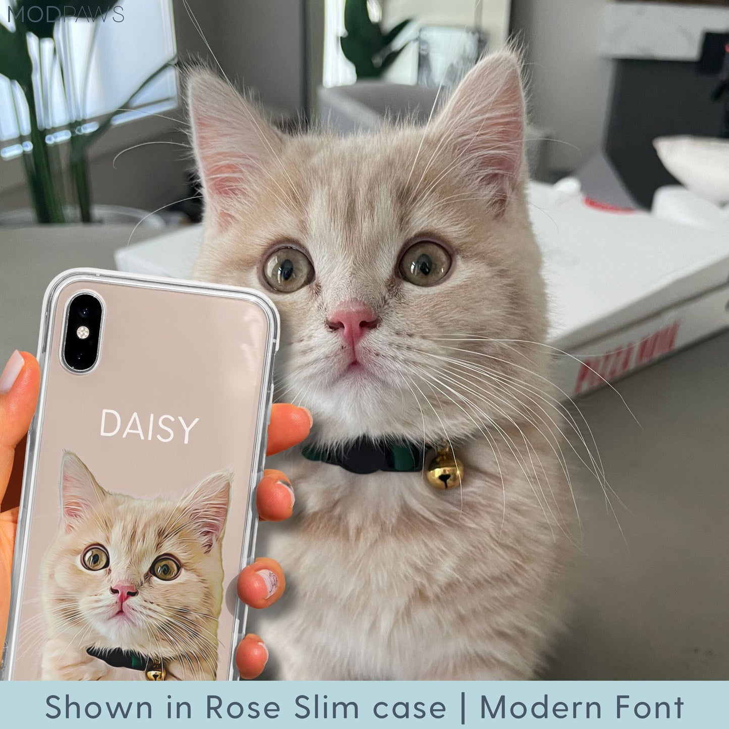 Custom Pet Phone Case - Pet Photo + Name