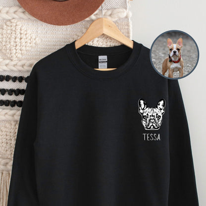 Custom Pet Sweater - Corner Pet Photo & Name