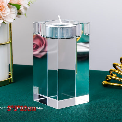 Custom Photo Glass Candle Holder - Perfect for Weddings, Birthdays & Holidays | Ideal for Christmas, Thanksgiving, Father's Day, Mother's Day & Memorial Gifts | Polished Finish, Tabletop Decor (Candle Not Included)