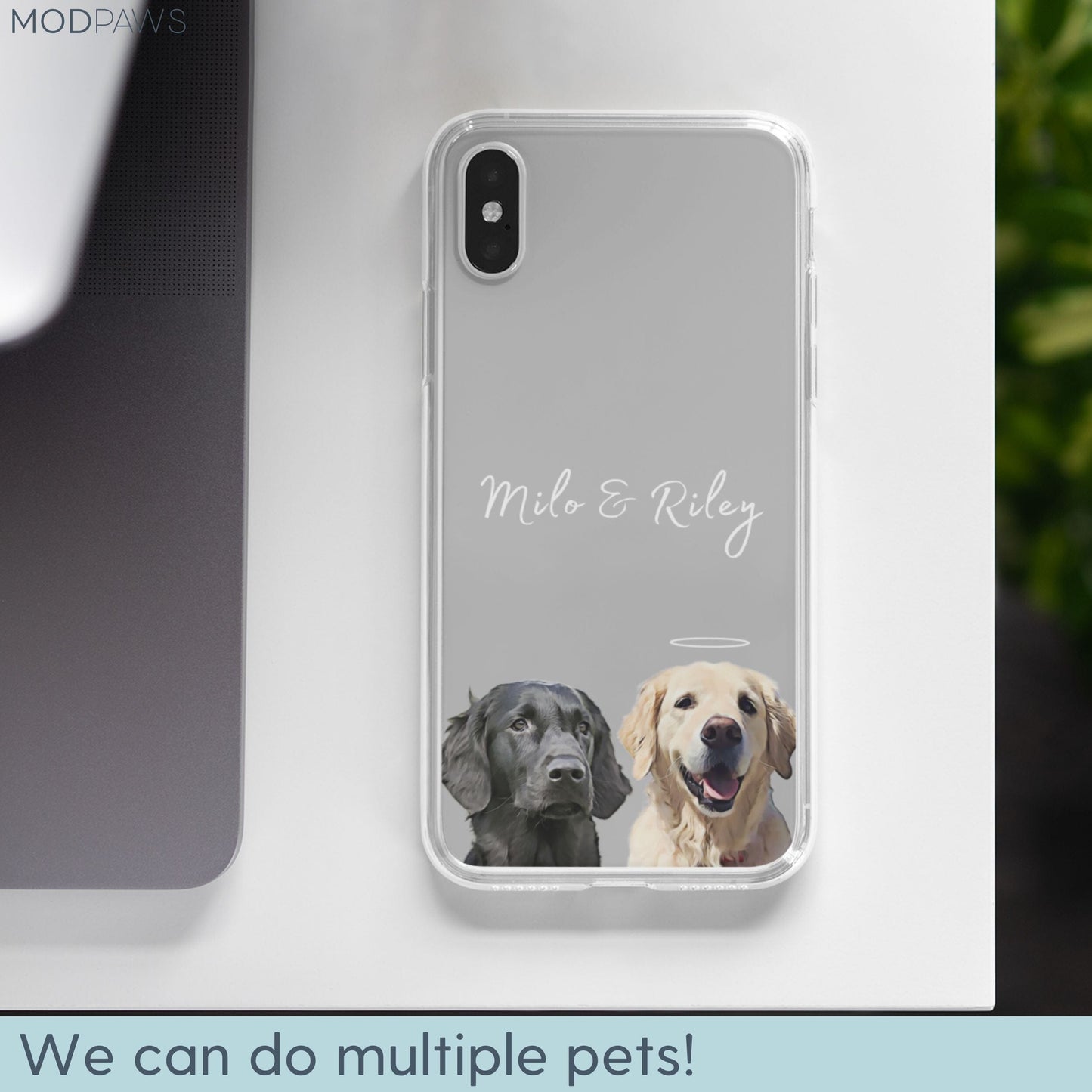 Custom Pet Phone Case - Pet Photo + Name