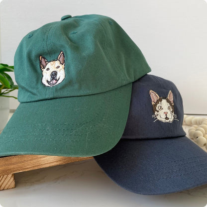 Custom Embroidered Pet Hat  - Pet Photo