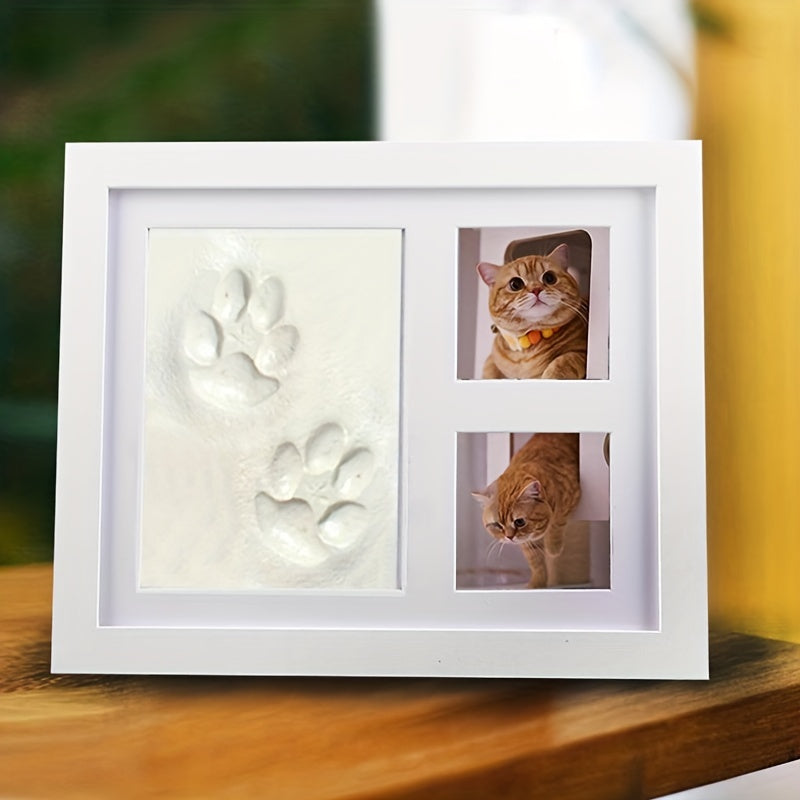 Pet Pawprint Keepsake Kit & Picture Frame